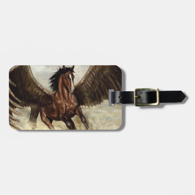 Etiqueta Para Maletas Winged Pegasus (Frente Horizontal)