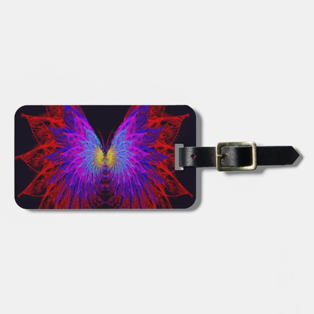 Etiqueta Para Maletas Wings de mariposa (Frente Horizontal)