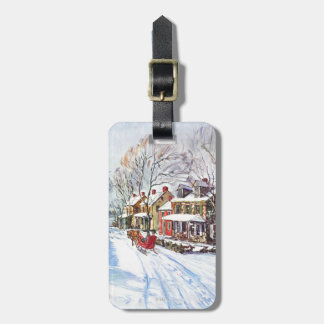 Etiqueta Para Maletas Winter Wonderland
