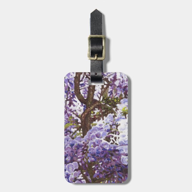 Etiqueta Para Maletas Wisteria azul 2011 (Frente Vertical)