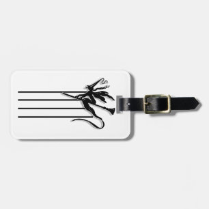 Etiqueta Para Maletas Witchy Silhouette