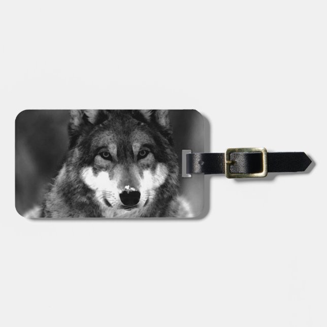Etiqueta Para Maletas Wolf (Frente Horizontal)