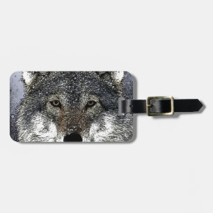 Etiqueta Para Maletas Wolf Eyes