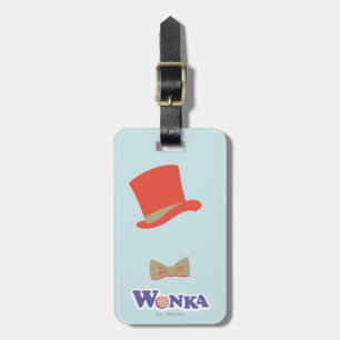Etiqueta Para Maletas Wonka Top Hat & Bow Tie