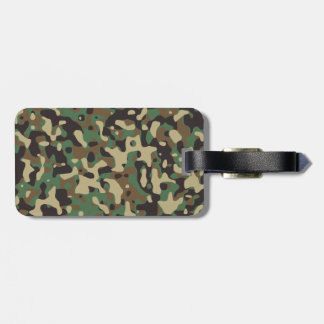 Etiqueta Para Maletas Woodland Camo