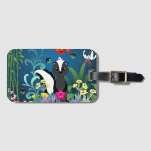 Etiqueta Para Maletas Woodland Skunk