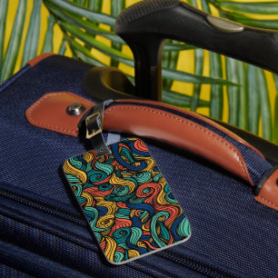 Etiqueta Para Maletas Wool Topped paisley