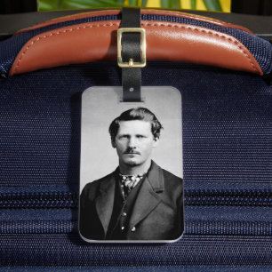 Etiqueta Para Maletas Wyatt Earp: Lawman, Gunfighter, guardián de Saloon