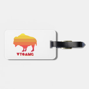 Etiqueta Para Maletas Wyoming Bison