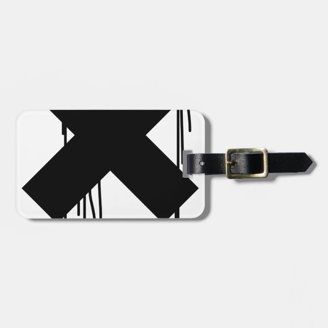 Etiqueta Para Maletas x-goteo (Frente Horizontal)