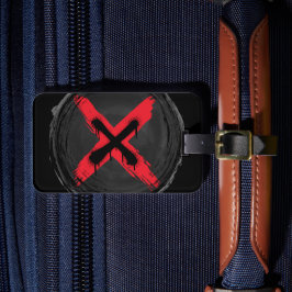 Etiqueta Para Maletas Xpresión roja gruesa