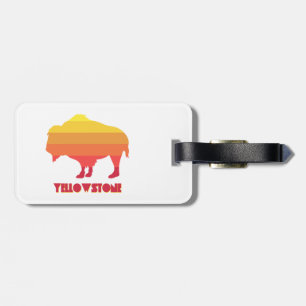 Etiqueta Para Maletas Yellowstone Bison
