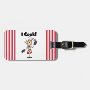 Etiqueta Para Maletas Yo cocino - Chef femenina