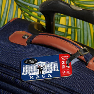 ETIQUETA PARA MALETAS YO TRUMP VANCE 2024