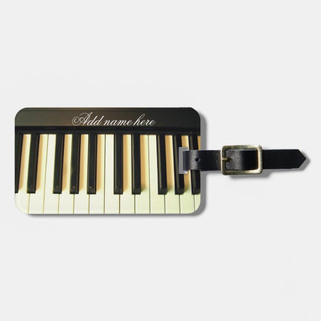 Etiqueta Para Maletas Yo y mi piano_ (Frente Horizontal)
