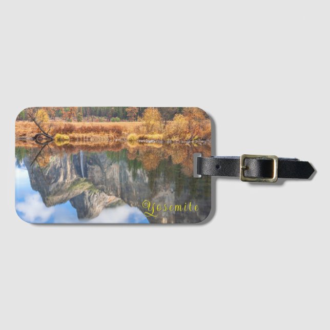 Etiqueta Para Maletas Yosemite Bridalveil Falls Reflection (Anverso horizontal)