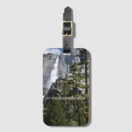 Etiqueta Para Maletas Yosemite Falls Adventure