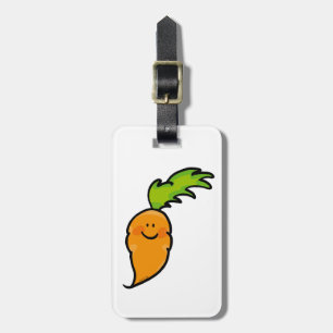 Etiqueta Para Maletas zanahoria linda