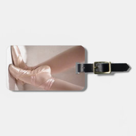Etiqueta Para Maletas Zapatillas de ballet rosa
