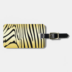Etiqueta Para Maletas Zebra Zebra Yellow