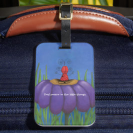 Etiqueta Para Maletas Zen Ladybug