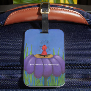 Etiqueta Para Maletas Zen Ladybug
