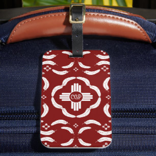 Etiqueta Para Maletas ZIa de plumas blancas