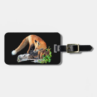 Etiqueta Para Maletas Zorro rojo