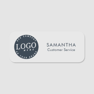 Etiqueta Para Nombres Agregar empleados corporativos con logotipo empres