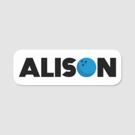 Etiqueta Para Nombres Alison bowling