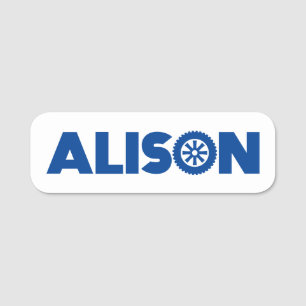 Etiqueta Para Nombres Alison Petrol Head