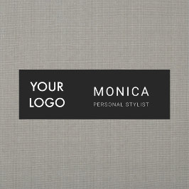 Etiqueta Para Nombres Añada su negro minimalista del logotipo el |