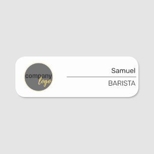 ETIQUETA PARA NOMBRES AÑADIR UNIFORME DE PERSONAL EMPRESARIAL DE LA MARC