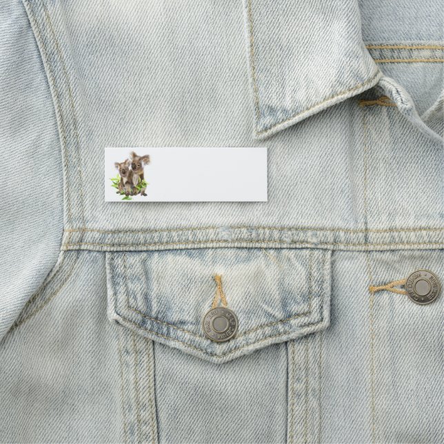 Etiqueta Para Nombres Animal australiano de oso Cute Koala (In situ)