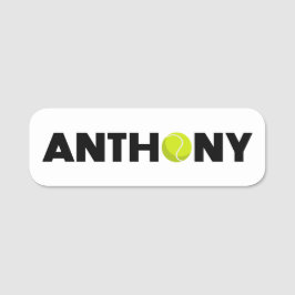 Etiqueta Para Nombres Anthony Tennis