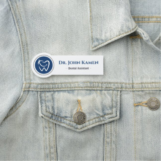 Etiqueta Para Nombres Asistente Dental | Logo de Dientes