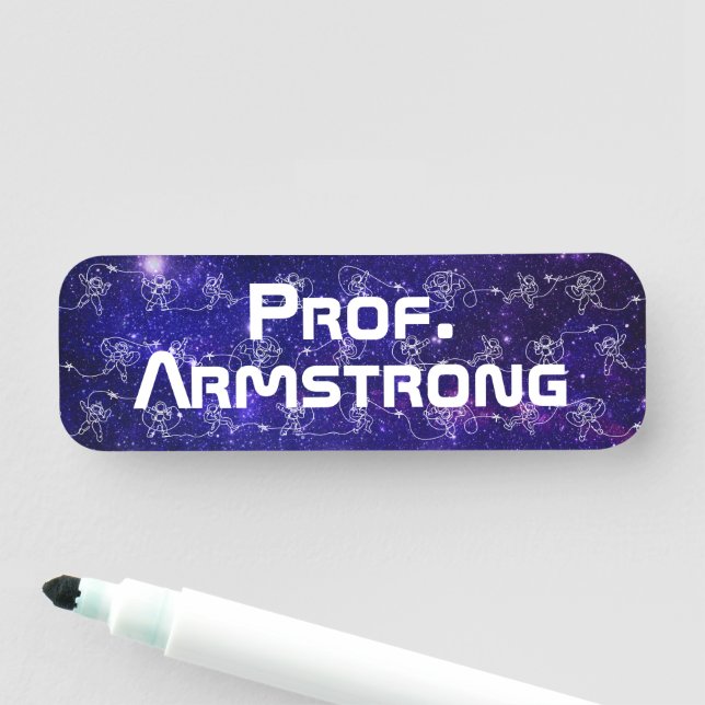 Etiqueta Para Nombres Astronauta (In situ)