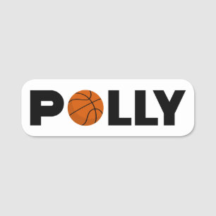 Etiqueta Para Nombres Baloncesto Polly