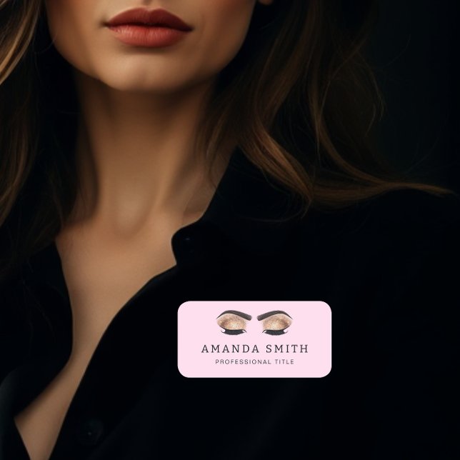 Etiqueta Para Nombres Beauty Makeup Eyebrows & Eyelashes Profesional (Subido por el creador)