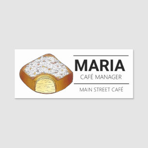 Etiqueta Para Nombres Beignet Pastry Louisiana LA New Orleans NOLA Food