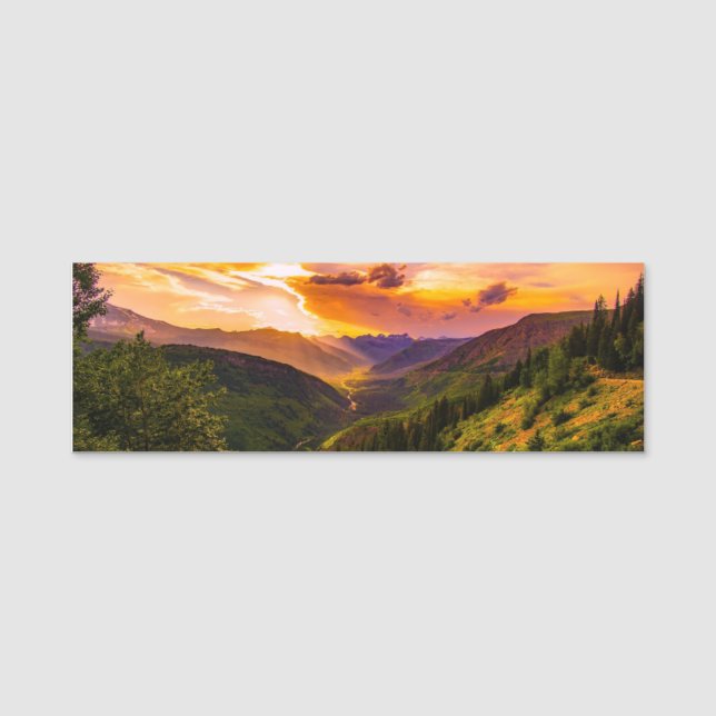 Etiqueta Para Nombres Berglandschaft (Anverso)