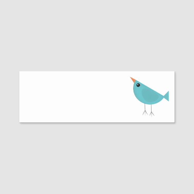 Etiqueta Para Nombres Birdy (Anverso)