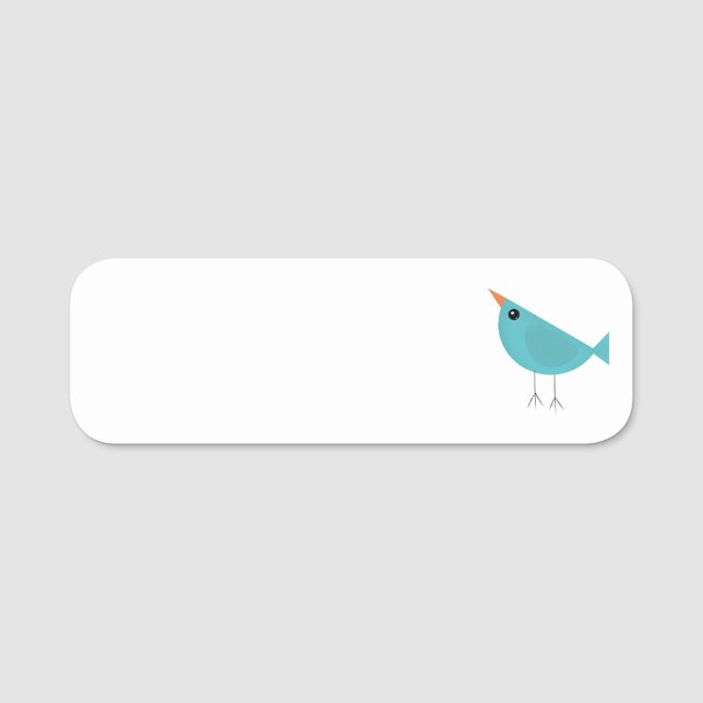 Etiqueta Para Nombres Birdy  (Anverso)