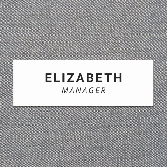 Etiqueta Para Nombres Blanco simple (Subido por el creador)