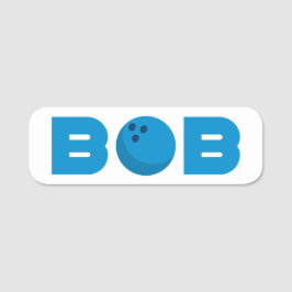 Etiqueta Para Nombres Bolos de Bob