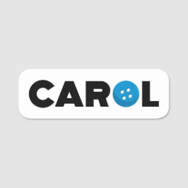 Etiqueta Para Nombres Botón Carol