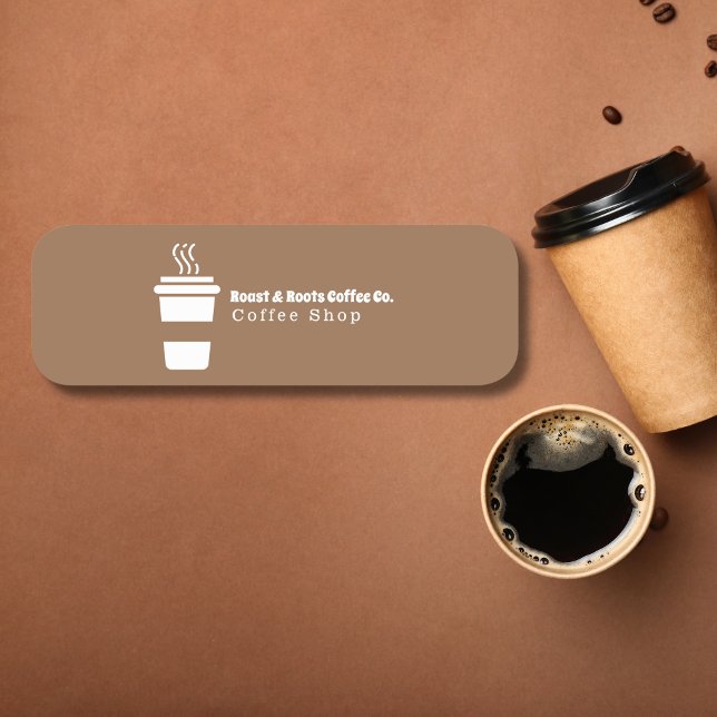 Etiqueta Para Nombres Café profesional moderno (Subido por el creador)