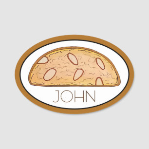 Etiqueta Para Nombres Cantucci Almond Biscotti Pastry Shop Baker