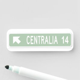 Etiqueta Para Nombres Centralia PA