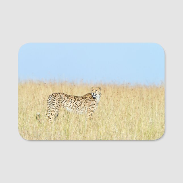 Etiqueta Para Nombres Cheetah (Anverso)